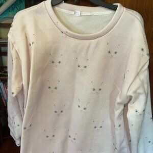 Lolaflors women's cat-print crewneck sweatshirt